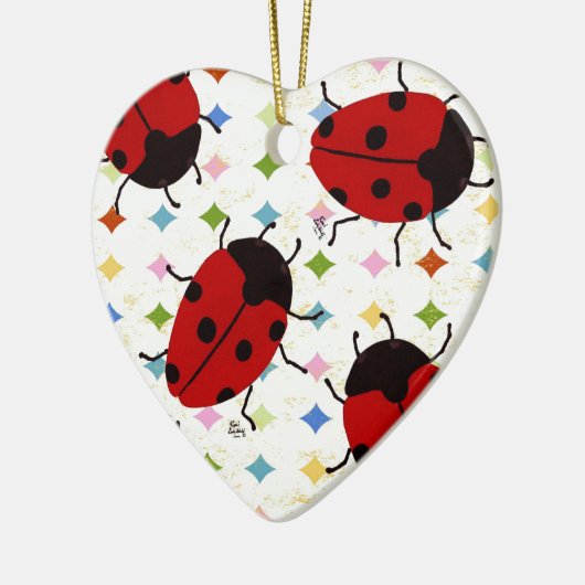 LADYBUGS KERAMIKORNAMENT (Links)