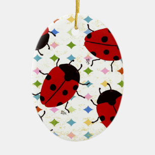LADYBUGS KERAMIKORNAMENT