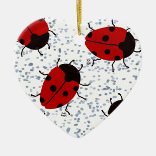 LADYBUGS KERAMIKORNAMENT