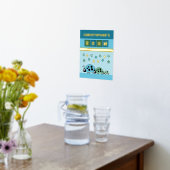 Ladybugs Kinderzimmer blaues grünes Kinderzimmer G Foliendrucke (Ablage(Küche))