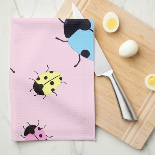 LADYBUGS KÜCHENTUCH (Viertel Falte)