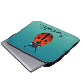 Ladybugs Laptopschutzhülle (Vorne Knopf)