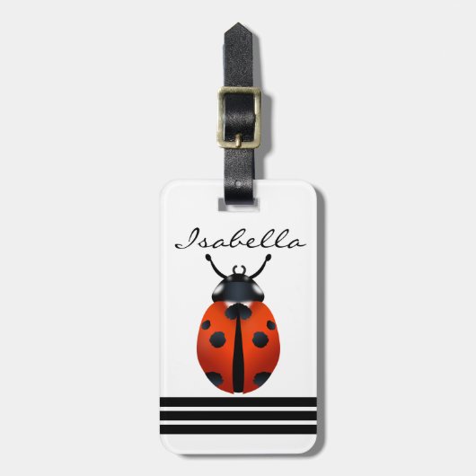 Ladybugs Luggage Tag Gepäckanhänger (Vorderseite vertikal)