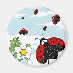 Ladybugs Magnet