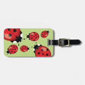 Ladybugs mit benutzerdefinierten Kontaktinformatio Gepäckanhänger (Vorderseite horizontal)