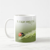 Ladybugs mit motivierend Zitat-positiver Einstellu Kaffeetasse (Links)