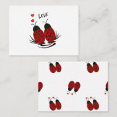 Ladybugs Mitteilungskarte (Vorne/Hinten)