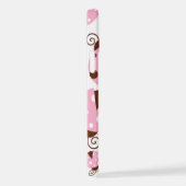 Ladybugs-Muster, Niedliche Ladybugs, rosa Ladybugs iPhone Hülle (Rechte Seite)