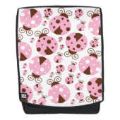 Ladybugs-Muster, Niedliche Ladybugs, rosa Ladybugs Rucksack (Vorderseite)
