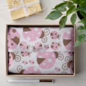 Ladybugs-Muster, Niedliche Ladybugs, rosa Ladybugs Seidenpapier (Geschenk)