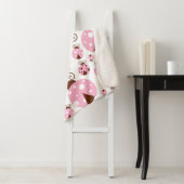 Ladybugs-Muster, Niedliche Ladybugs, rosa Ladybugs Sherpadecke (Beispiel)