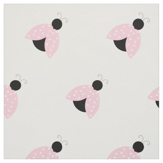 Ladybugs-Muster, Niedliche Ladybugs, rosa Ladybugs Stoff (Muster)
