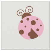 Ladybugs-Muster, Niedliche Ladybugs, rosa Ladybugs Stoff (Nahaufnahme)