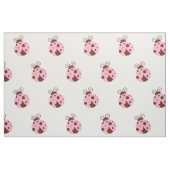 Ladybugs-Muster, Niedliche Ladybugs, rosa Ladybugs Stoff (Fat Quarter (45,7 x 55,9 cm))
