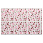 Ladybugs-Muster, Niedliche Ladybugs, rosa Ladybugs Stoff (Fat Quarter (45,7 x 55,9 cm))