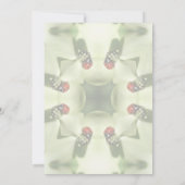 Ladybugs Nature Art Party Einladung (Rückseite)