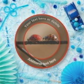 Ladybugs Nature Personalisiertes Party Pappteller (Party)