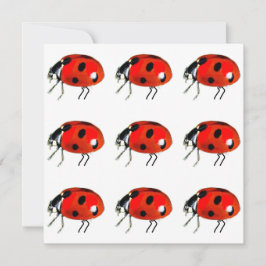 Ladybugs Notecard Feiertagskarte