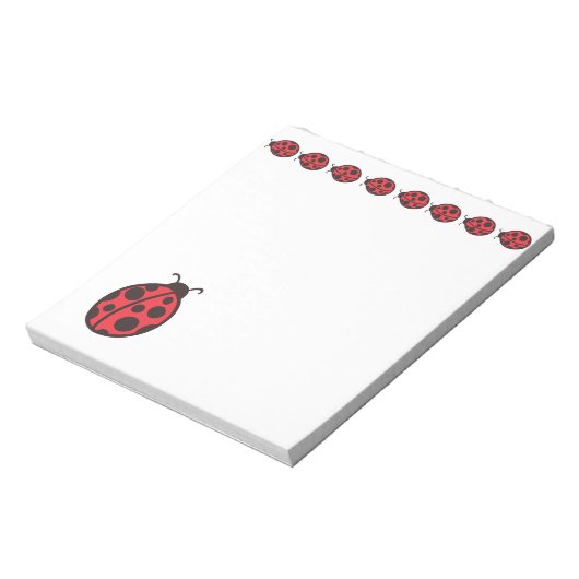 Ladybugs Notepad Notizblock (Rotiert)
