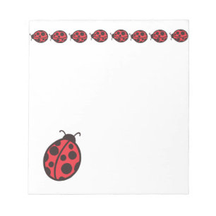 Ladybugs Notepad Notizblock