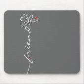 Ladybugs on Doddle Daisy on Grey Mousepad (Vorne)