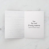 Ladybugs On Doodle Daisy zum Jahrestag Karte (Innenseite)