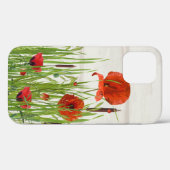 Ladybugs on Red Poppy Case-Mate iPhone Hülle (Rückseite (Horizontal))
