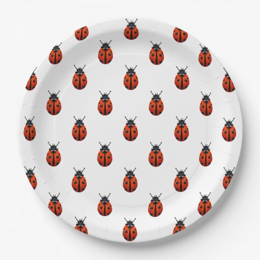 Ladybugs Pappteller (Vorderseite)