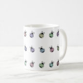 Ladybugs Pastel Multicolor Tasse (VorderseiteRechts)
