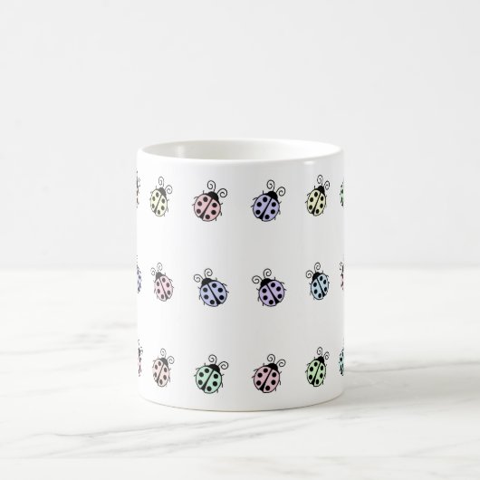 Ladybugs Pastel Multicolor Tasse (Mittel)