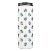 Ladybugs Pastel Multicolor Thermosbecher (Rückseite)