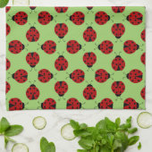 Ladybugs Pattern Küchentuch (Gefaltet)