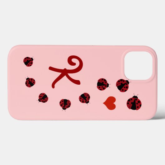 Ladybugs personalisierbar Case-Mate iPhone hülle (Rückseite (Horizontal))