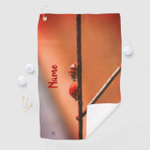 Ladybugs Play folgt dem Leader Personalisiert Golfhandtuch (Insitu)