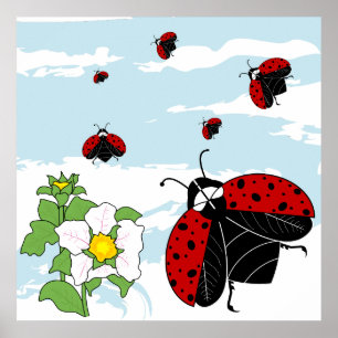 Ladybugs Poster