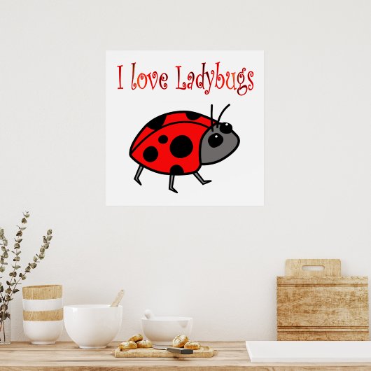 Ladybugs Poster (Küche)