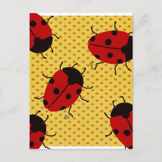 LADYBUGS POSTKARTE (Vorderseite)