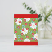 Ladybugs Postkarte (Stehend Vorderseite)