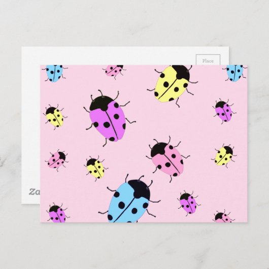 LADYBUGS POSTKARTE (Vorne/Hinten)