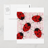 LADYBUGS POSTKARTE (Vorne/Hinten)