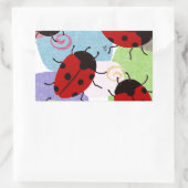 LADYBUGS RECHTECKIGER AUFKLEBER (Tasche)