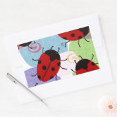 LADYBUGS RECHTECKIGER AUFKLEBER (Umschlag)