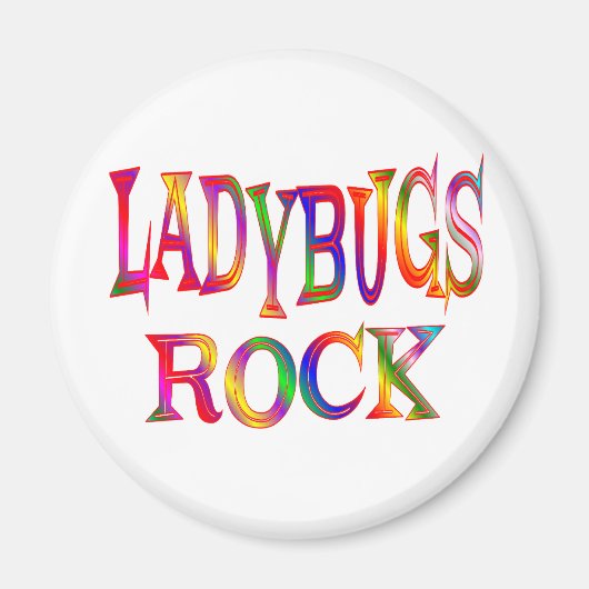 Ladybugs Rock Magnet (Vorne)