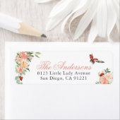 Ladybugs & Roses Return Address (Insitu)