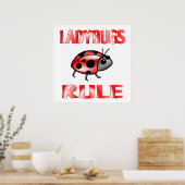 LADYBUGS RULE Poster (Küche)