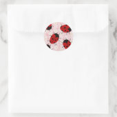 LADYBUGS RUNDER AUFKLEBER (Tasche)