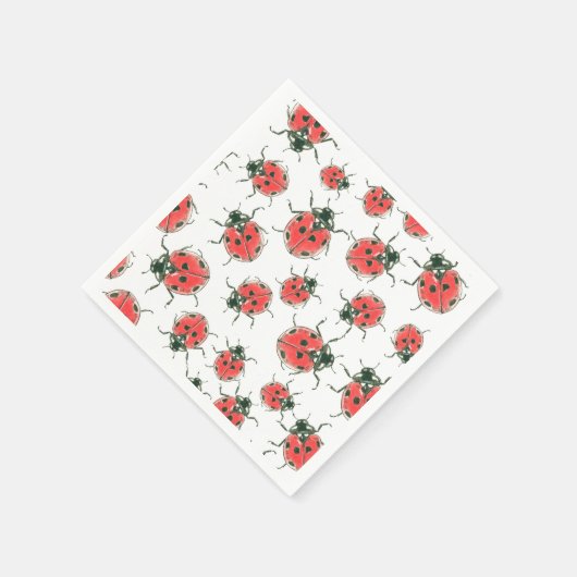 Ladybugs Serviette (Ecke)