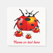 Ladybugs Serviette (Vorderseite)