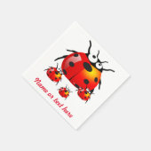 Ladybugs Serviette (Ecke)