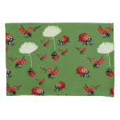 Ladybugs Spring Pillowcase Kissenbezug (Vorderseite)
